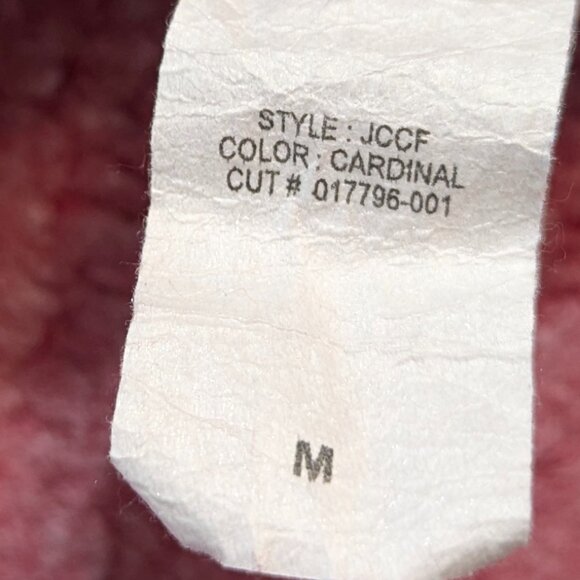 Blue 84 Brand Arkansas Razorback Cropped Hoodie Size Medium Dark Red (Cardinal) - Picture 5 of 9